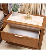 Queen Panel Bed with LED Lights Portrait Collection by Michael Amini. 9031000QN3-225