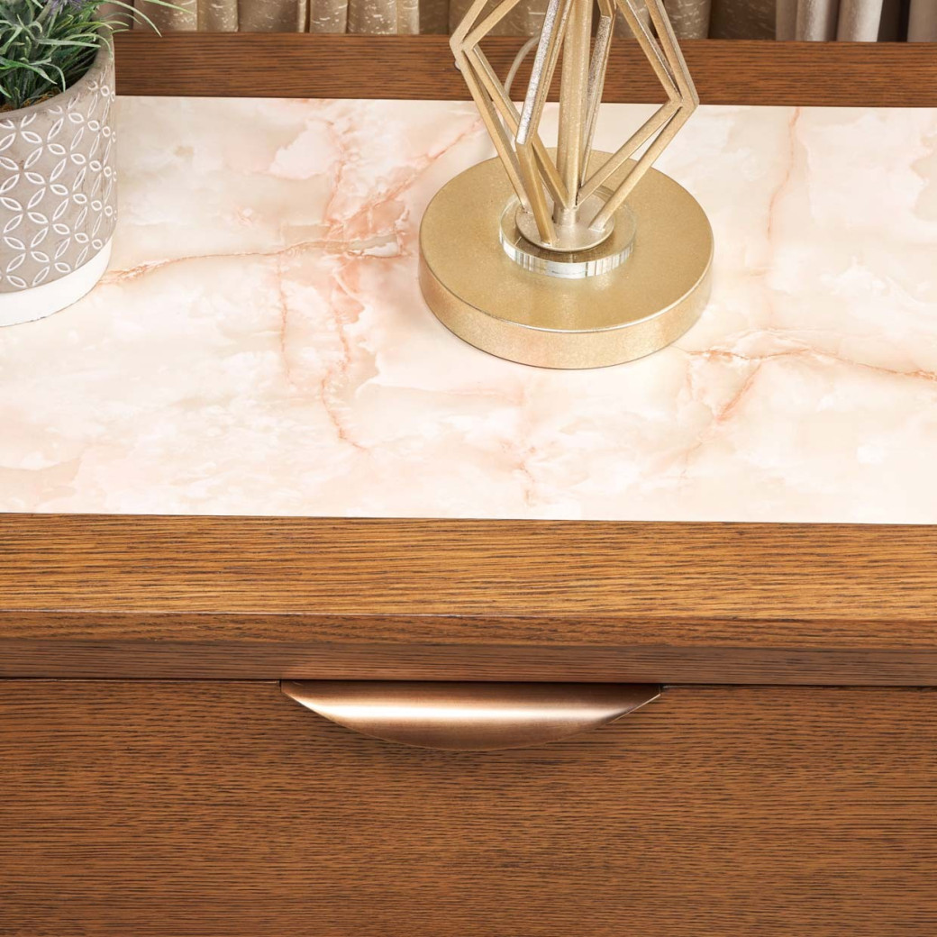 Queen Panel Bed with LED Lights Portrait Collection by Michael Amini. 9031000QN3-225