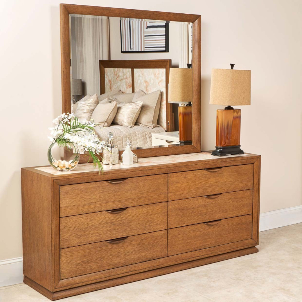 Queen Panel Bed with LED Lights Portrait Collection by Michael Amini. 9031000QN3-225