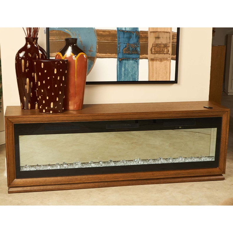 Fireplace with Electric Insert Portrait Collection by Michael Amini 9031220-74-225