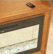Fireplace with Electric Insert Portrait Collection by Michael Amini 9031220-74-225