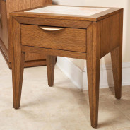 End Table with LED Lights Portrait Collection by Michael Amini 9031205-225