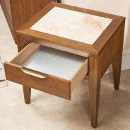 End Table with LED Lights Portrait Collection by Michael Amini 9031205-225