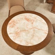 36" 5PC Round Dining Table Portrait Collection by Michael Amini 9031001-225