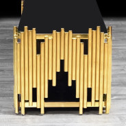 Mauris TV Stand | Titanium Gold By Roberto Grassie