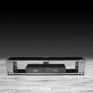 Mauris TV Stand | Silver by Roberto Grassie