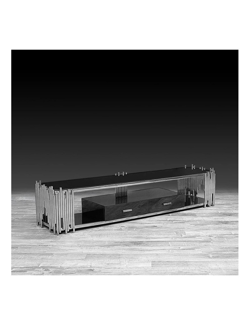 Mauris TV Stand | Silver by Roberto Grassie
