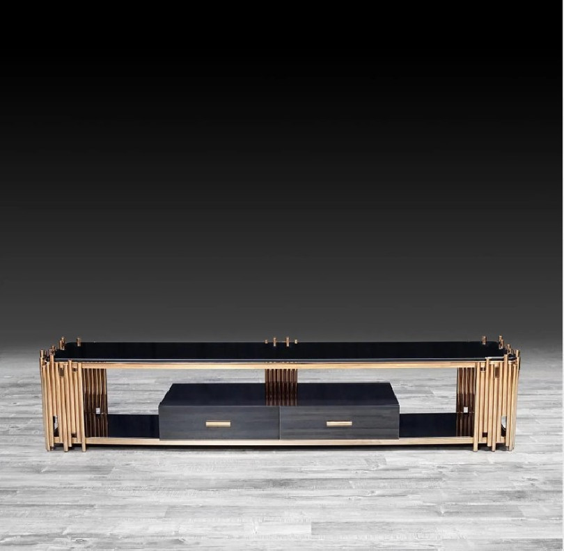 Mauris TV Stand | Rose Gold By Roberto Grassie
