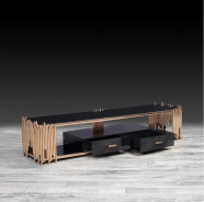 Mauris TV Stand | Rose Gold By Roberto Grassie