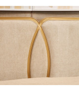 Light Champagne Queen Bed Scotts Square Collection by Michael Amini 9097000QN3-124