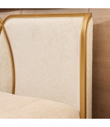 Light Champagne Queen Bed Scotts Square Collection by Michael Amini 9097000QN3-124