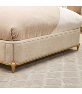 Light Champagne Queen Bed Scotts Square Collection by Michael Amini 9097000QN3-124