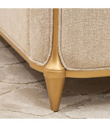 Light Champagne Queen Bed Scotts Square Collection by Michael Amini 9097000QN3-124