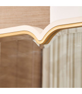 Light Champagne Queen Bed Scotts Square Collection by Michael Amini 9097000QN3-124