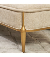 Light Champagne Queen Bed Scotts Square Collection by Michael Amini 9097000QN3-124