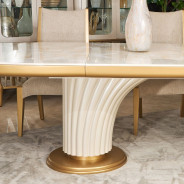7PC Oval Dining Table Scotts Square Collection by Michael Amini 9097000-124