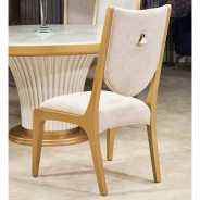 7PC Oval Dining Table Scotts Square Collection by Michael Amini 9097000-124