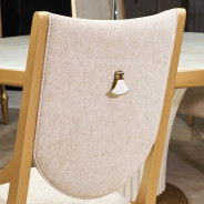 5PC Round Dining Table Scotts Square Collection by Michael Amini  9097001-124