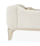 Queen Upholstered Bed Creamy Pearl Finish La Marisia Collection by Michael Amini 9089000QN3-112