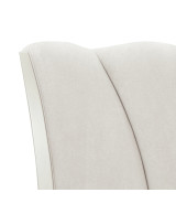 Queen Upholstered Bed Creamy Pearl Finish La Marisia Collection by Michael Amini 9089000QN3-112