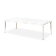 7PC Rectangular Dining Table Creamy Pearl Finish La Marisia Collection by Michael Amini  9089000-112