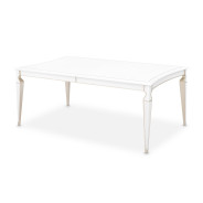 7PC Rectangular Dining Table Creamy Pearl Finish La Marisia Collection by Michael Amini  9089000-112
