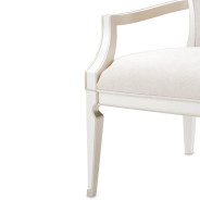 7PC Rectangular Dining Table Creamy Pearl Finish La Marisia Collection by Michael Amini  9089000-112