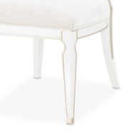 7PC Rectangular Dining Table Creamy Pearl Finish La Marisia Collection by Michael Amini  9089000-112