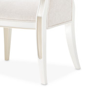 7PC Rectangular Dining Table Creamy Pearl Finish La Marisia Collection by Michael Amini  9089000-112