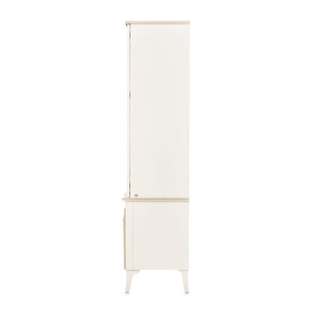 7PC Rectangular Dining Table Creamy Pearl Finish La Marisia Collection by Michael Amini  9089000-112