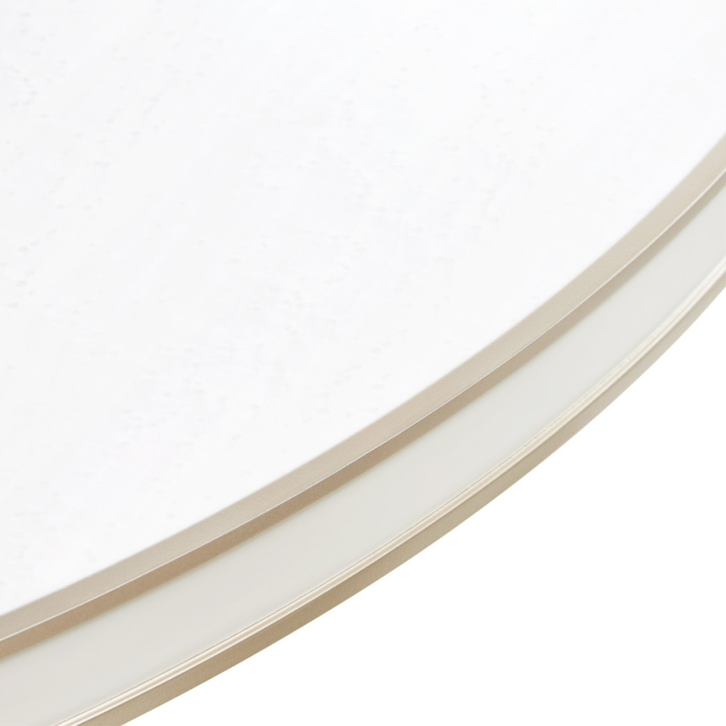 5PC Round Dining Table Creamy Finish La Marisia Collection By Michael Amini