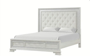 FM70000WH-F 5PC Queen Bedroom Set Traditional Style Creamy White Finish Stella Mia Collection by  Furniture Of America