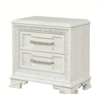 FM70000WH-F 5PC Queen Bedroom Set Traditional Style Creamy White Finish Stella Mia Collection by  Furniture Of America