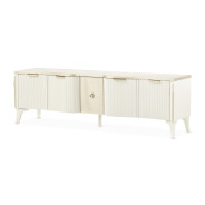 Media Cabinet Creamy Pearl Finish La Marisia Collection By Michael Amini 9089081-112