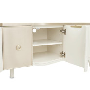 Media Cabinet Creamy Pearl Finish La Marisia Collection By Michael Amini 9089081-112