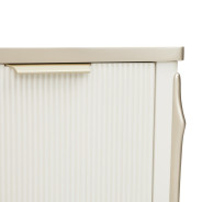 Media Cabinet Creamy Pearl Finish La Marisia Collection By Michael Amini 9089081-112
