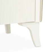 Media Cabinet Creamy Pearl Finish La Marisia Collection By Michael Amini 9089081-112