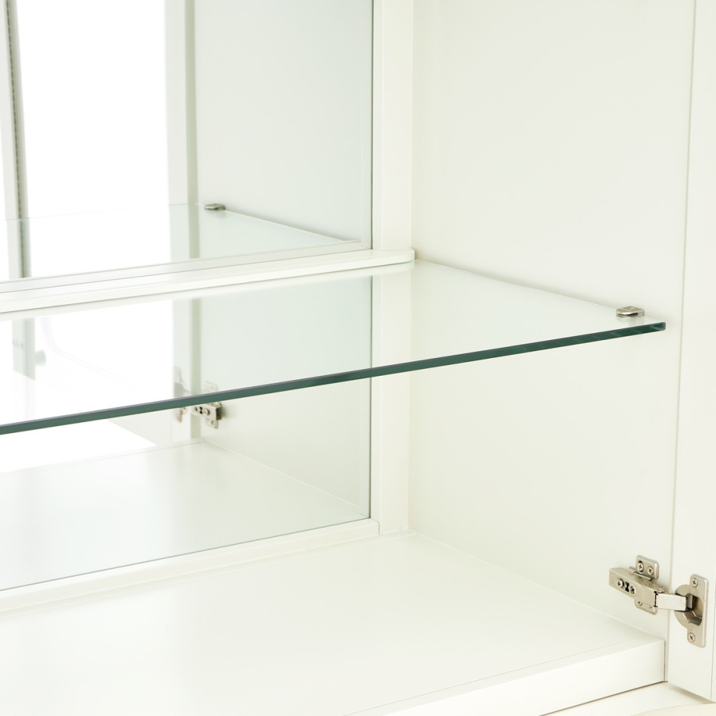 Display Cabinet Creamy Pearl Finish La Marisia Collection by Michael Amini 9089209-112