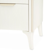 Display Cabinet Creamy Pearl Finish La Marisia Collection by Michael Amini 9089209-112