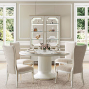 Display Cabinet Creamy Pearl Finish La Marisia Collection by Michael Amini 9089209-112