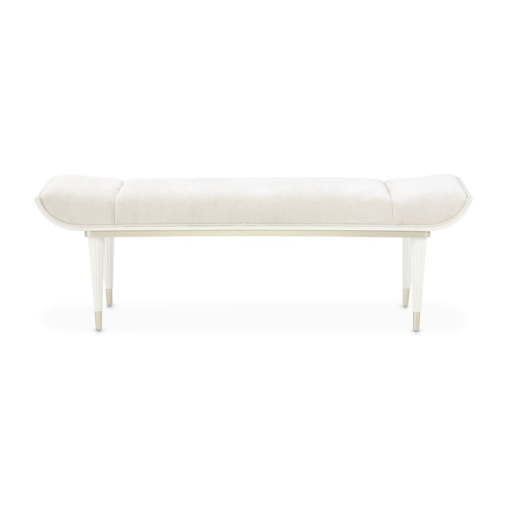 Bench Creamy Pearl Finish La Marisia Collection by Michael Amini 9089904-112