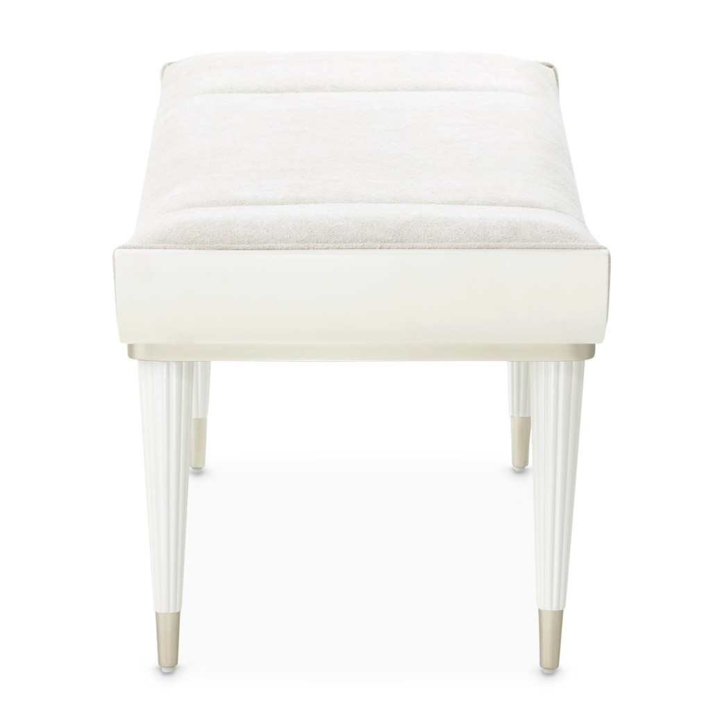 Bench Creamy Pearl Finish La Marisia Collection by Michael Amini 9089904-112