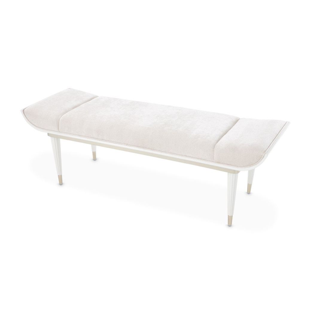 Bench Creamy Pearl Finish La Marisia Collection by Michael Amini 9089904-112