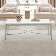 Cocktail Table Creamy Pearl Finish La Marisia Collection by Michael Amini 9089201-112