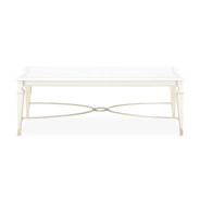 Cocktail Table Creamy Pearl Finish La Marisia Collection by Michael Amini 9089201-112
