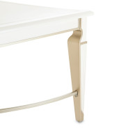 Cocktail Table Creamy Pearl Finish La Marisia Collection by Michael Amini 9089201-112