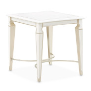 Cocktail Table Creamy Pearl Finish La Marisia Collection by Michael Amini 9089201-112