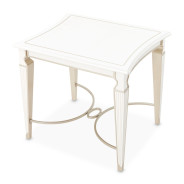 Cocktail Table Creamy Pearl Finish La Marisia Collection by Michael Amini 9089201-112
