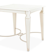 Cocktail Table Creamy Pearl Finish La Marisia Collection by Michael Amini 9089201-112