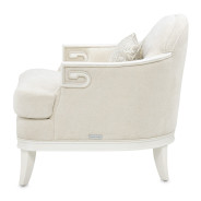 Matching Accent Chair Light Champagne La Marisia Collection by Michael Amini 9089835-TRQUL-124